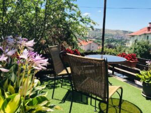 balcony, chairs, table,