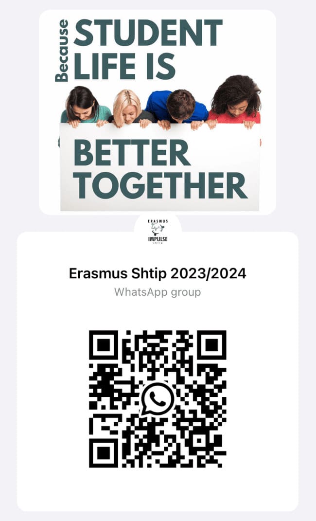 erasmus, impulse, whatsapp, group, qr, code